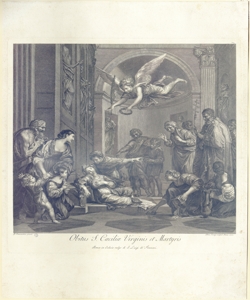 morte di Santa Cecilia Cunego, Domenico