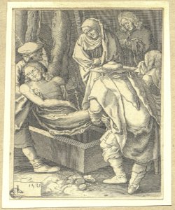 deposizione di Cristo nel sepolcro Hugenszoon, Lucas detto Luca di Leida