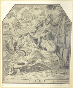 San Giorgio uccide il drago Marelli, Michelangelo