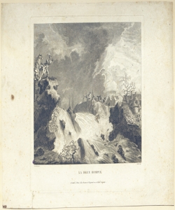 paesaggio con diga crollata Michel