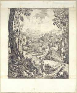 paesaggio con figure Onofri, Crescenzio