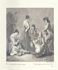 pastori e animali Pedro, Francesco del