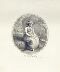 pastorella che fila Pedro, Francesco del