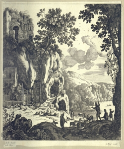 paesaggio con architetture, rovine e figure Perelle, Gabriel