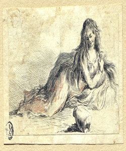 figura femminile semisdraiata Novelli, Francesco