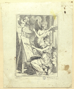 allegoria della pittura Parizeau, Philippe Louis