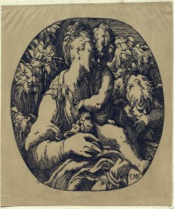 Madonna con Bambino e San Giovannino Mazzola, Francesco detto Parmigianino