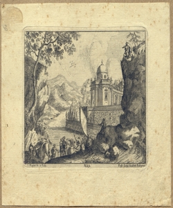 paesaggio con architetture e figure Rapini, G.