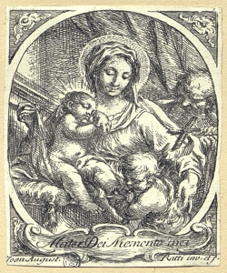 Sacra Famiglia con San Giovannino Ratti, Giovanni Agostino