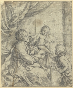 Madonna con Bambino e San Giovannino Reni, Guido