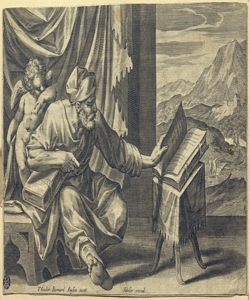 San Matteo Evangelista Sadeler