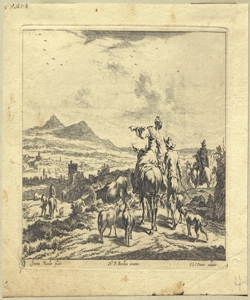 pastori con gregge e mandria Visscher, Johannes