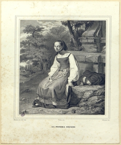 figura femminile seduta Viviani, Antonio