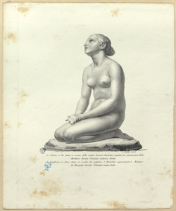 figura femminile seduta Viviani, Antonio