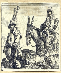 famiglia contadina con gregge Wael, Jan Baptist de