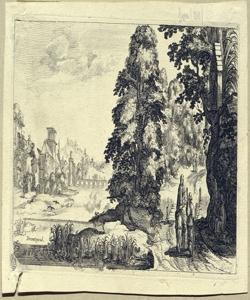 paesaggio con la fuga in Egitto Son, Nicolas de