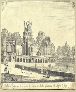 veduta della grotta del Castello di Meudon Silvestre, Israel