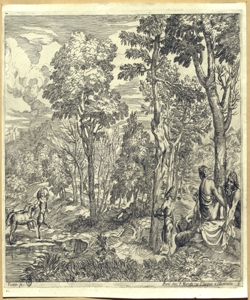 paesaggio con ninfe e satiri Vecellio, Tiziano (attribuito)