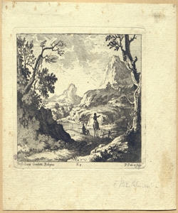 paesaggio con figure Palmieri, Pietro Giacomo