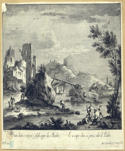 paesaggio con contadini Zais, Giuseppe
