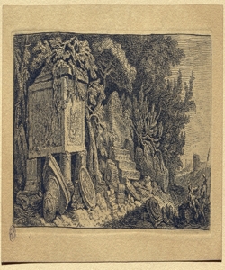 paesaggio con rovine e figure Weirotter, Franz Edmund