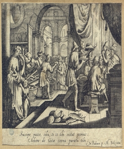 Sette opere di Misericordia: dar da mangiare agli affamati Heintz, Joseph, il giovane