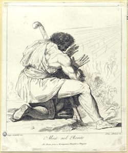 Mosè davanti al roveto ardente Pernati, Damiano