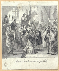 Maria Stuarda condotta al patibolo Bonatti, Gaetano