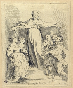 Madonna della Misericordia Caylus, Anne Claude Philippe de