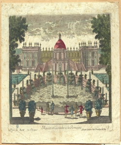 palazzo e giardino con fontana Aveline, Pierre