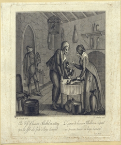 la moglie di Hassan Alhabbal trova un diamante in un pesce Ambrosi, Francesco