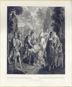 Giacobbe si prostra ai piedi di esa¿ Aubert, Michel