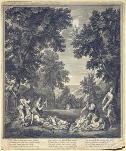 le ninfe di Diana derubano gli amorini delle loro armi Audran, Benoit