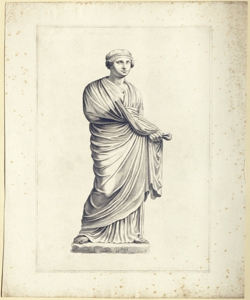statua classica Audran, Charles