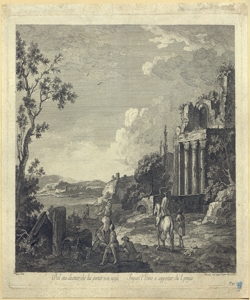 paesaggio con rovine e figure Berardi, Fabio