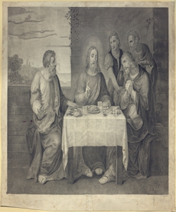 cena in Emmaus Bernardi, Jacopo