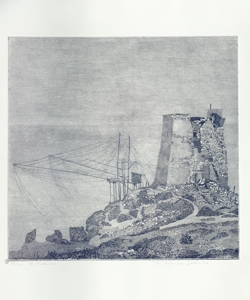 paesaggio marino con trabucco Galli, Federica