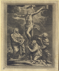 crocifissione di Cristo con la Madonna, Santa Maria Maddalena e San Giovan Bloemaert, Cornelis il Giovane