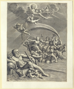 Le ninfe Esperidi portano le arance in Italia Bloemaert, Cornelis il Giovane