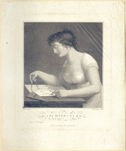 personificazione dell'architettura Levilly, Jacques Philippe