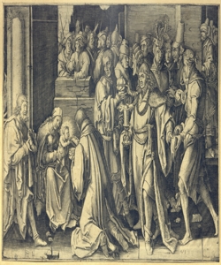 adorazione dei Re Magi Hugenszoon, Lucas detto Luca di Leida