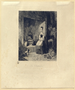 Interno con camino Collignon, Jules