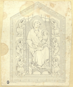 Madonna con Bambino in trono e angeli Lasinio, Giovanni Paolo