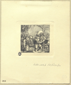 San Cristoforo guada il fiume con Ges¿ Bambino sulle spalle Altdorfer, Albrecht