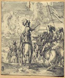 Esercito di cavalleria in marcia Courtois, Jacques detto Borgognone