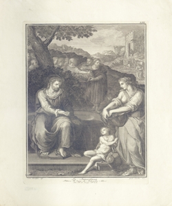 Cristo e la samaritana al pozzo Cecchi, Gaetano