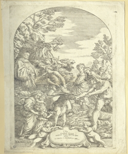 San Benedetto riceve i doni dei contadini Borboni, Matteo