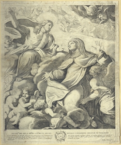 Cristo in gloria con santi e angeli Bonaveri, Domenico Maria