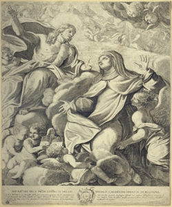 Cristo in gloria con santi e angeli Bonaveri, Domenico Maria