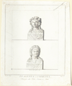 personificazioni di Commedia e Tragedia Bossi, Giacomo